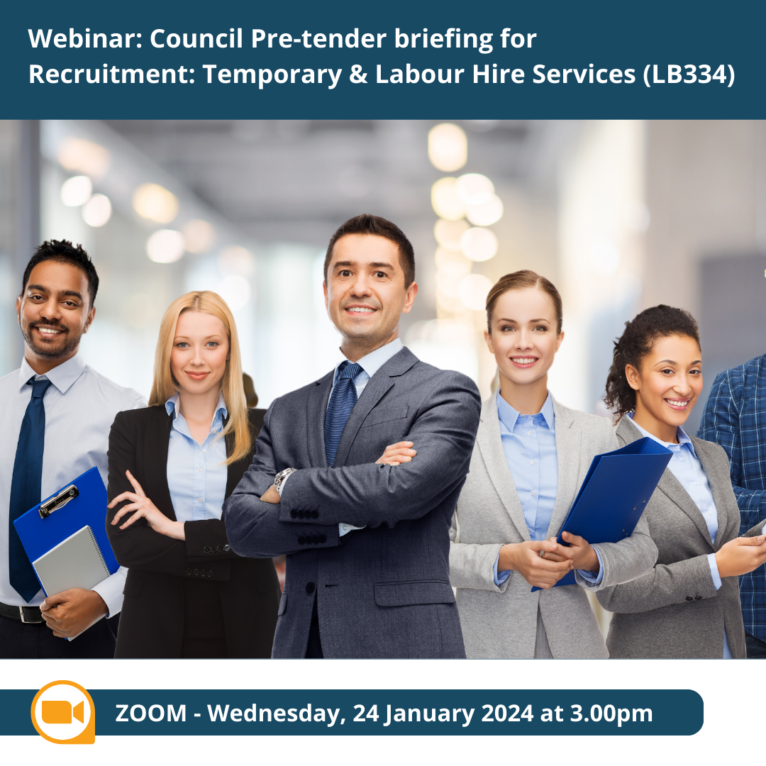 Council event webinar pre tender briefing lb334